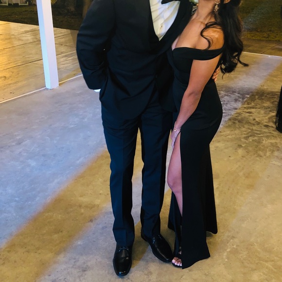 Showpo One For the Money Dress in Black - Picture 3 of 3